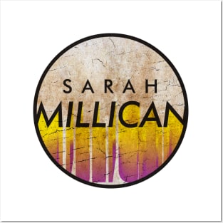 Sarah Millican - VINTAGE YELLOW CIRCLE Posters and Art